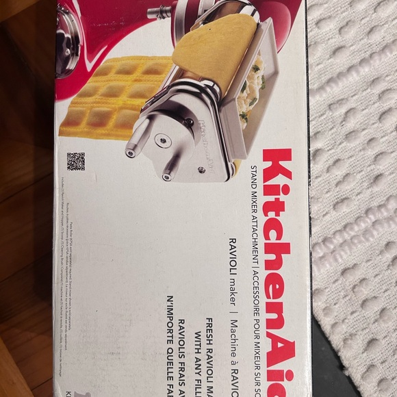 KitchenAid Red Ravioli Maker Attachment - Picture 1 of 2